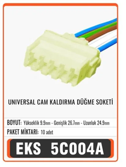 ÜNİVERSAL CAM KALDIRMA DÜĞME SOKETİ      EKS 5C004A