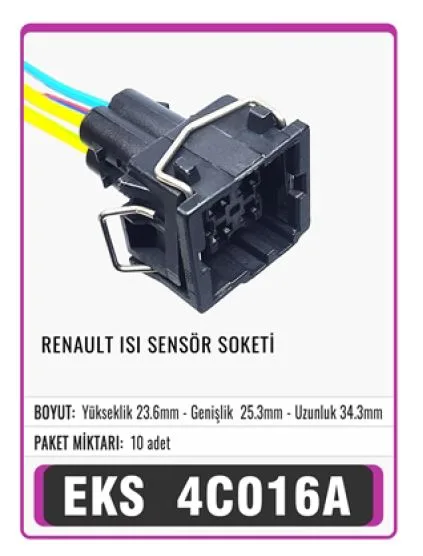 RENAULT ISI SENSÖR SOKETİ      EKS 4C016A