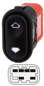 WIN T15/V184 TEKLİ CAM ANAHTARI   AN0800
