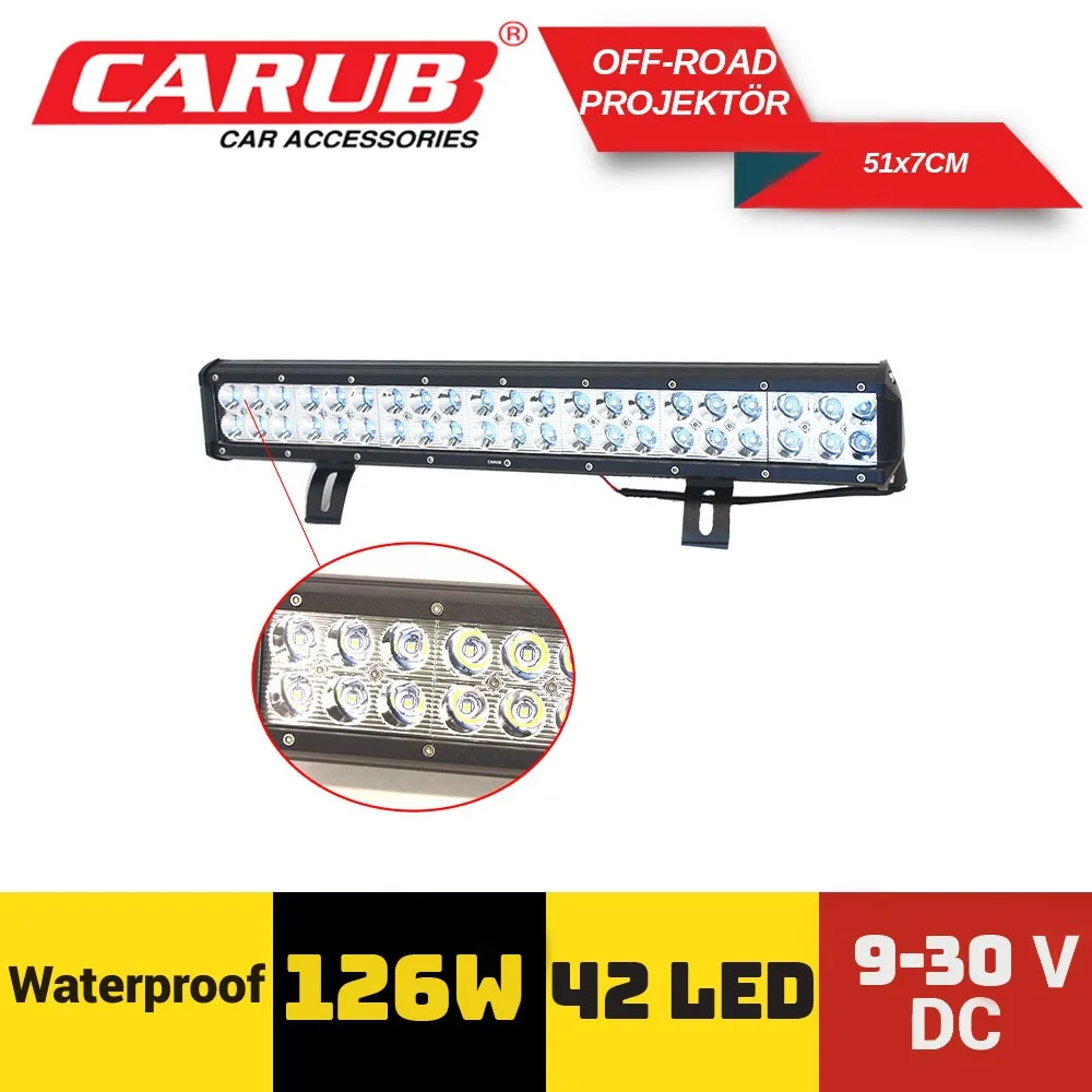 CARUP OFROAD LED LAMBA 51*7 CM      4203271