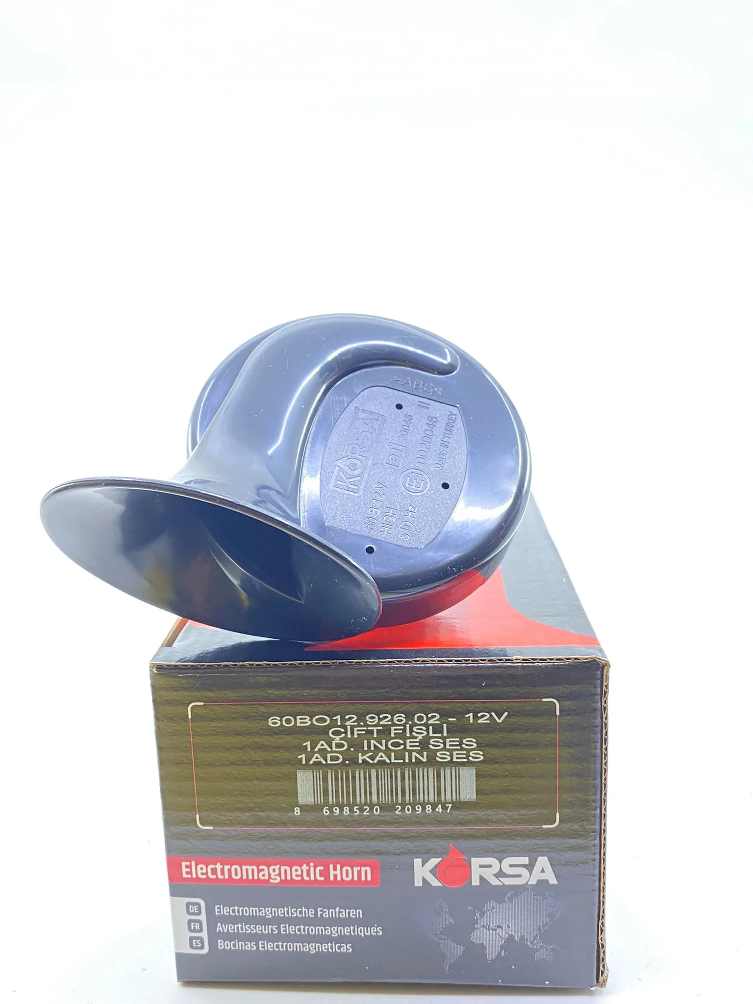 KORSA SALYANGOZ KORNA İNCE KALIN SES 12V