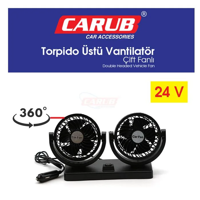 CARUP VANTİLATÖR 2 Lİ 24V    6400609