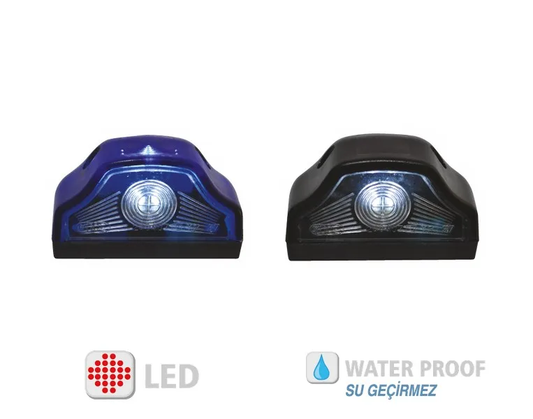 YENİ PLAKA LAMBASI SİYAH LEDLİ           3127L