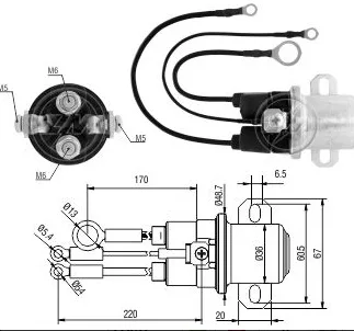ZM 5407 MARŞ ARA OTOMATİĞİ 12V 39MT