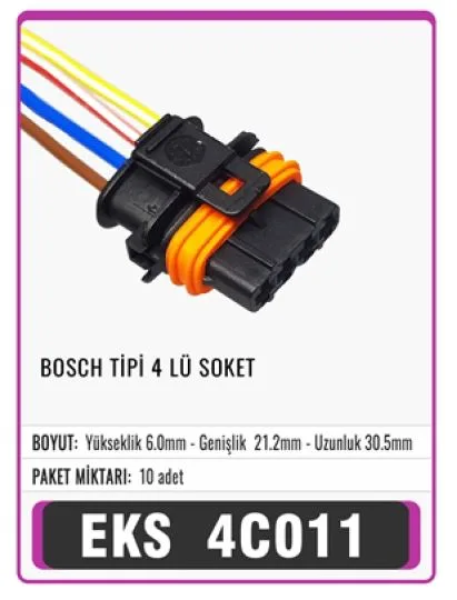 EKS ÜNİVERSAL ENJEKTÖR SOKETİ 4 LÜ           4C011
