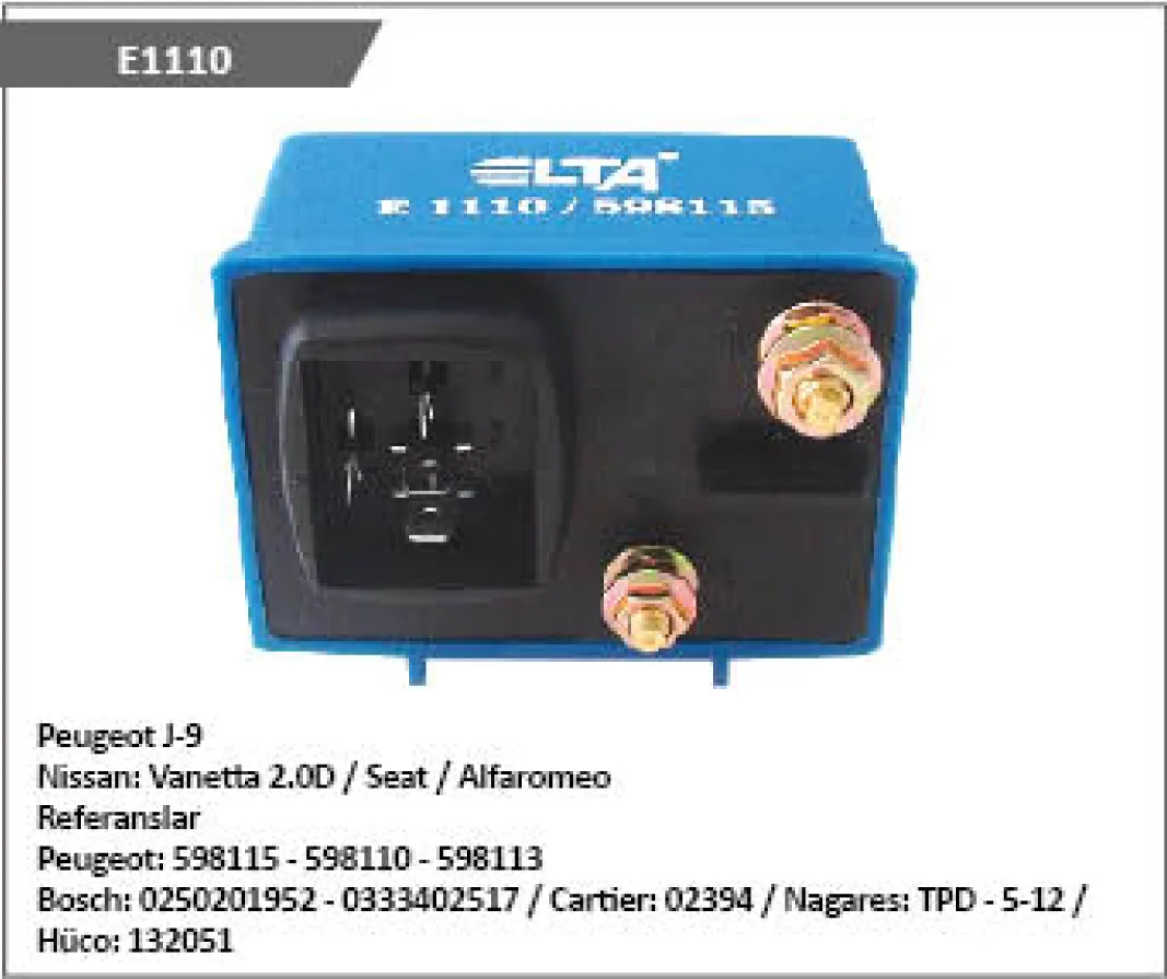 ELTA 1110  KIZDIRMA RÖLESİ-BEYNİ  12V