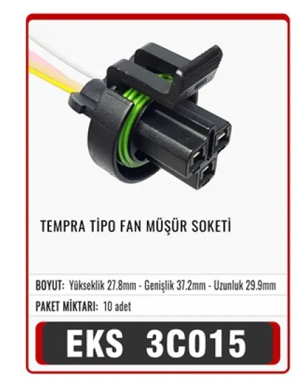 SOKET FAN TİPO TEMPRA FİAT S3053 EKS 3C015