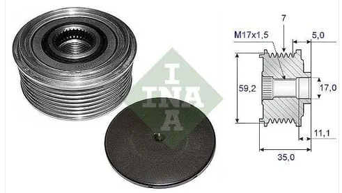 V 184 FORD TRANSİT KASNAK   İNA 8710........