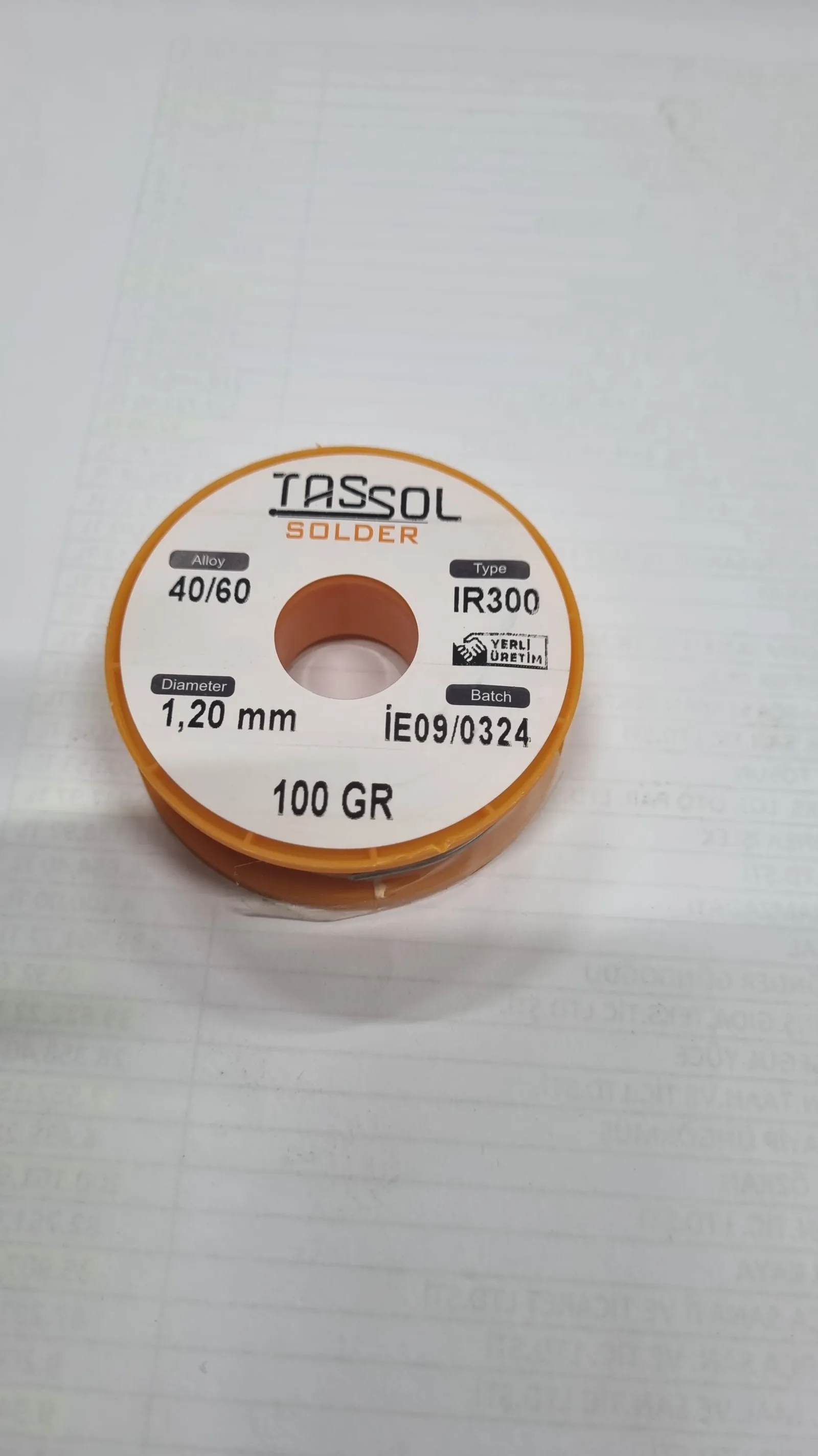 LEHİM TELİ 40/60 1,2 MM 100GR 2,KALİTE