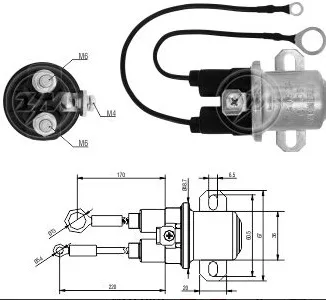 ZM 1409 24V 38MT MARŞ ARA OTOMATİĞİ 10512097 DELCOREMY