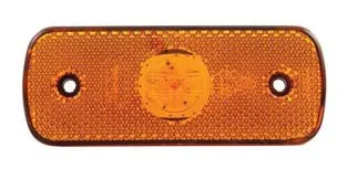 SABA TEK LEDLİ YAN LAMBA SOKETLİ SARI 24V   3036
