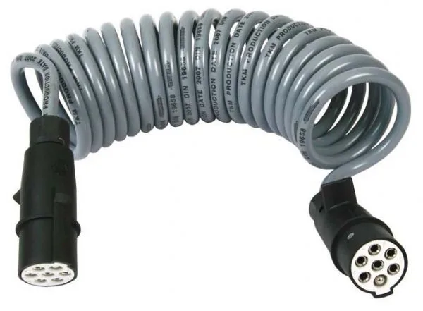 AKS 14-032 7 Lİ S TİP PLASTİK TIR RÖMORK FİŞİ KABLOLU