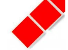 YUGO PARÇALI ŞERİT REFLEKTÖR FOSFOR 55 MM KIRMIZI 50 M73 02003
