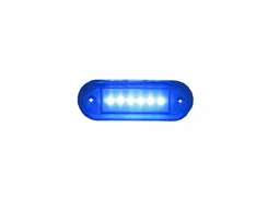 SBA246B BASAMAK LAMBASI 24V 6 LED MAVİ..