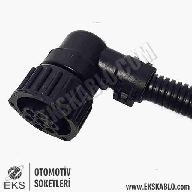 STOP SOKETİ 7 PİNLİ A0025452481 KABLOLU KAPAKLI   EKS 7C006A