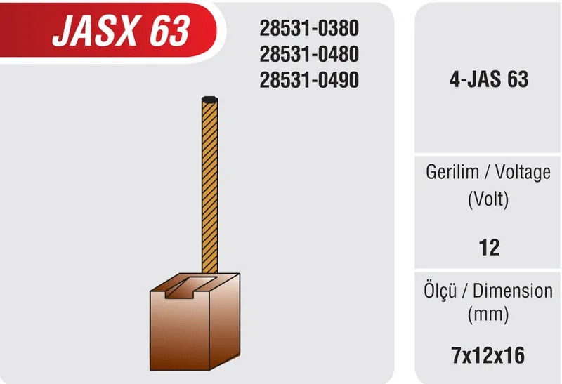 JASX-63 MEGA MARŞ KÖMÜRÜ TOYOTA HONDA