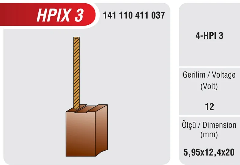 MEGA HPIX3 DİREKSİYON POMPA KÖMÜRÜ