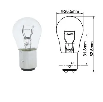 12 V 21/5 W 1016 AMPUL KIRMIZI                BLİCK-A2685R