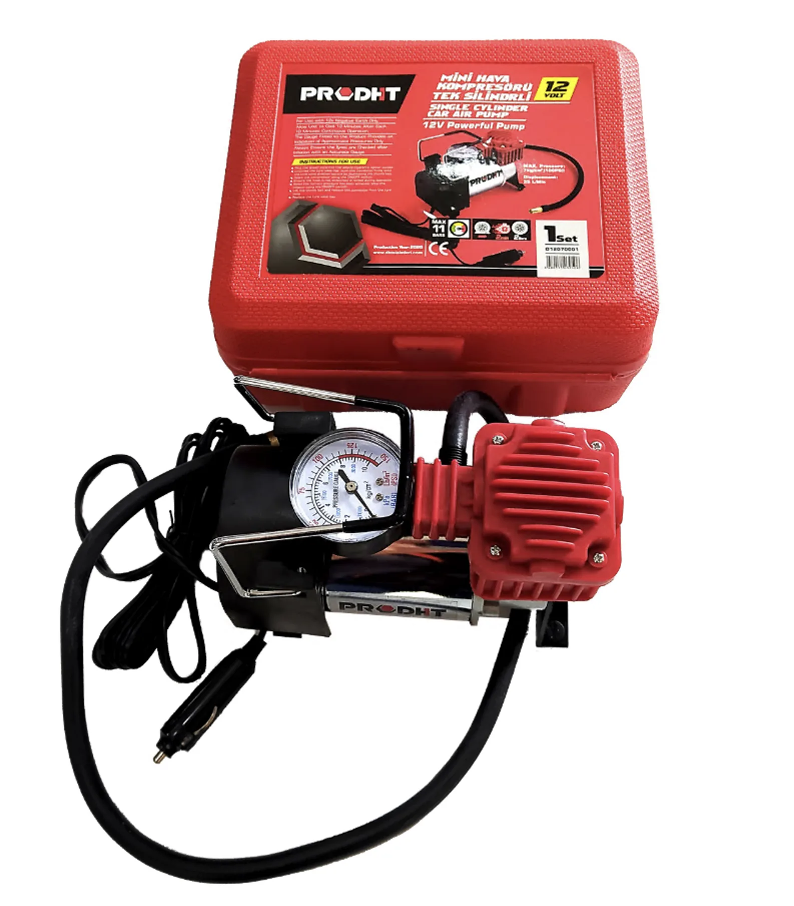 YUGO MİNİ HAVA KOMPRESÖRÜ TEK SİLİNDİR    05001