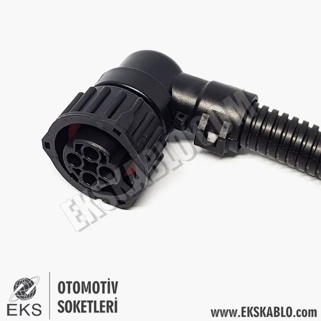 KM SOKETİ 4 PİN A0025452381 KABLOLU KAPAKLI  EKS 4C044A