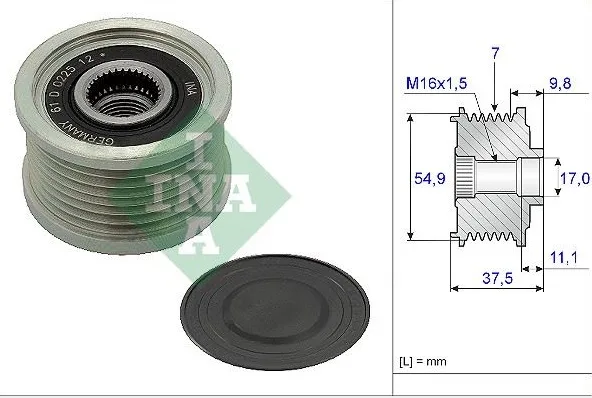 İNA 535023510 CANTER PRESTİJ KASNAK 7PK