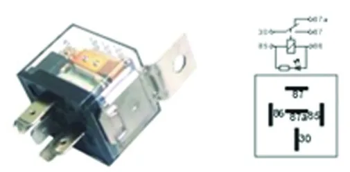 MİNİ RÖLE 12V ŞEFFAF LEDLİ 4 UÇ