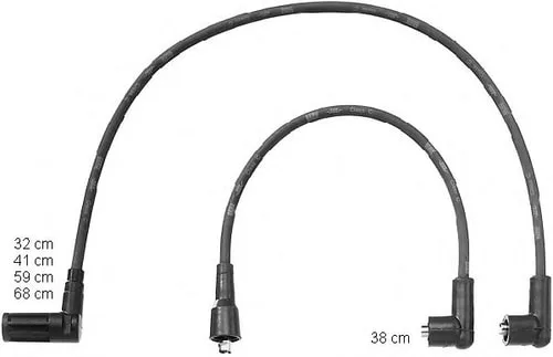 UNO 70 SX 1,4 ENJEKSİYONLU  BUJİ KABLOSU       7714