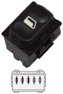 CAM AÇMA ANAHTARI PEUGEOT BERLİNGO  SOL  33281
