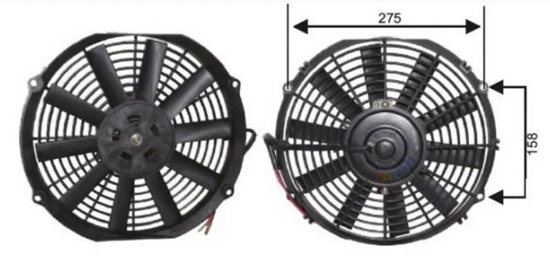 RMK FAN MOTORU 24V 11 PERVANELİ                              RFM1210