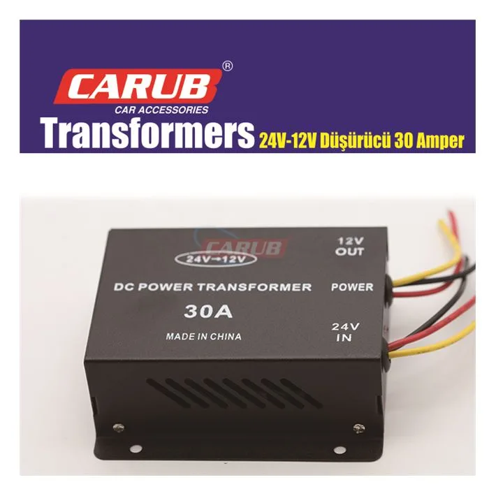 CARUB 24V-12V KONVERTÖR 30A                   462 17 45