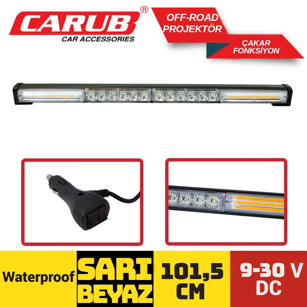 CARUB OFF-ROAD PREJEKTÖR 9-30V 102 CM ÇAKAR   420 33 19