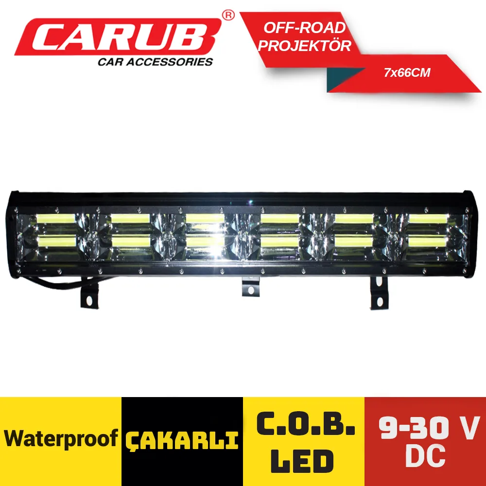 CARUB 420 31 55 OFF-ROAD PROJEKTÖR 9-30V COB ÇAKARLI 7*66