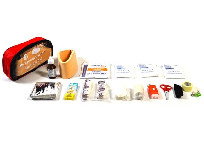 ECZA ÇANTASI KUMAŞ İLK YARDIM SETİ      İY068