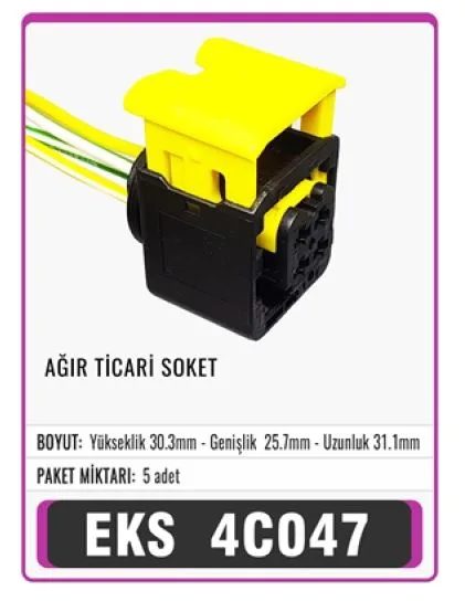 EKS AĞIR VASITA TİCARİ SOKET     4C047
