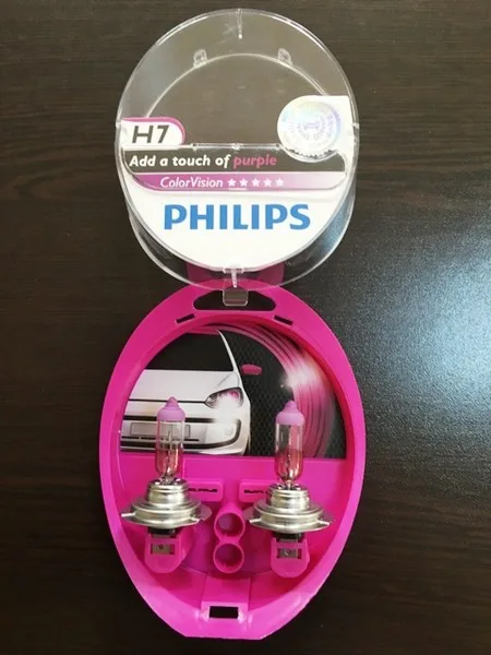 AMPÜL H7 12V 55W MOR COLOR VISION  12972CVPPS2