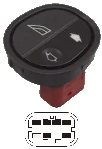 CAM AÇMA ANAHTARI CONNEKT TEKLİ SAĞ AN089