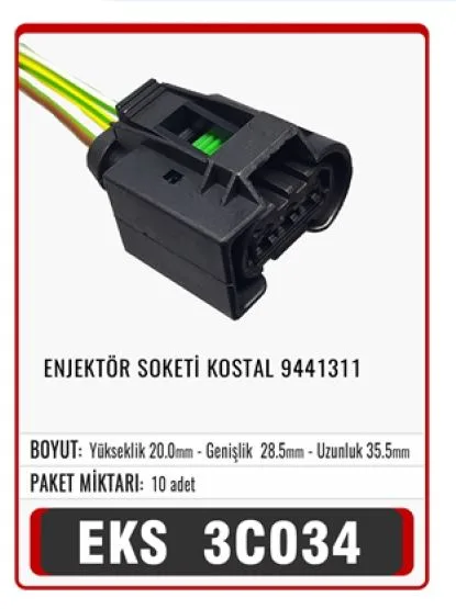 EKS ENJEKTÖR SOKETİ KOSTAL  3C034