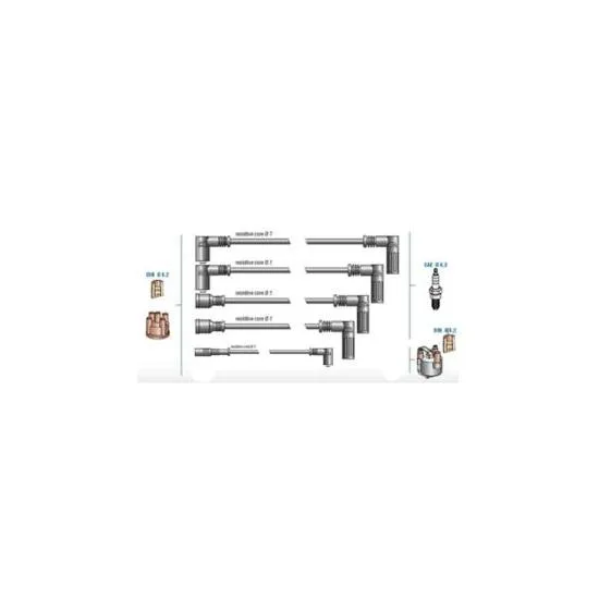 7711 -DODUCO BUJİ KABLO TK TEMPRA SLX