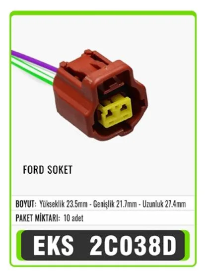 FORD ELEKTRİK TESİSAT SOKETİ  EKS 2C038D